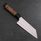Bunka Silver Steel #3 Tsuchime Damascus Walnut Handle 150mm-[Musashi]-[Japanese-Kitchen-Knives]