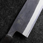 Bunka Stainless Clad Blue Steel #2 Kurouchi Blue Urushi Handle 170mm-[Musashi]-[Japanese-Kitchen-Knives]