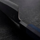 Bunka Stainless Clad Blue Steel #2 Kurouchi Blue Urushi Handle 170mm-[Musashi]-[Japanese-Kitchen-Knives]