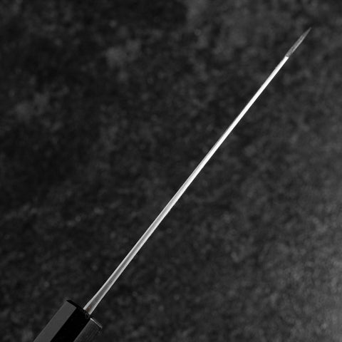 Bunka Stainless Clad Blue Steel #2 Kurouchi Walnut Handle 165mm (6.5”)-[Musashi]-[Japanese-Kitchen-Knives]
