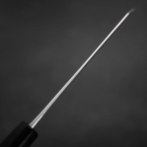Bunka Stainless Clad Blue Steel #2 Kurouchi Walnut Handle 180mm (7”)-[Musashi]-[Japanese-Kitchen-Knives]