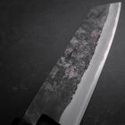 Bunka Stainless Clad Blue Steel #2 Kurouchi Walnut Handle 165mm-[Musashi]-[Japanese-Kitchen-Knives]