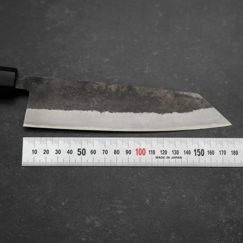 Bunka Stainless Clad Blue Steel #2 Kurouchi Walnut Handle 180mm (7”)