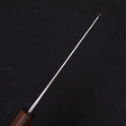 Bunka Stainless Clad Blue Steel #2 Kurouchi Walnut Shitan Handle 180mm-[Musashi]-[Japanese-Kitchen-Knives]