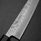 Bunka Sweden Stainless Steel Nashiji Washi Damascus Walnut Shitan Handle 170mm (6.7”)-[Musashi]-[Japanese-Kitchen-Knives]