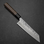 Bunka Sweden Stainless Steel Nashiji Washi Damascus Walnut Shitan Handle 170mm-[Musashi]-[Japanese-Kitchen-Knives]