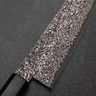 Bunka VG-10 Black Damascus Shitan Handle 180mm-[Musashi]-[Japanese-Kitchen-Knives]