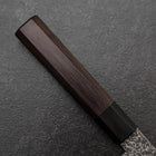 Bunka VG-10 Black Damascus Shitan Handle 180mm-[Musashi]-[Japanese-Kitchen-Knives]