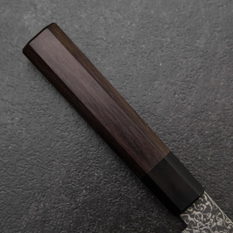 Bunka VG-10 Black Damascus Shitan Handle 180mm-[Musashi]-[Japanese-Kitchen-Knives]