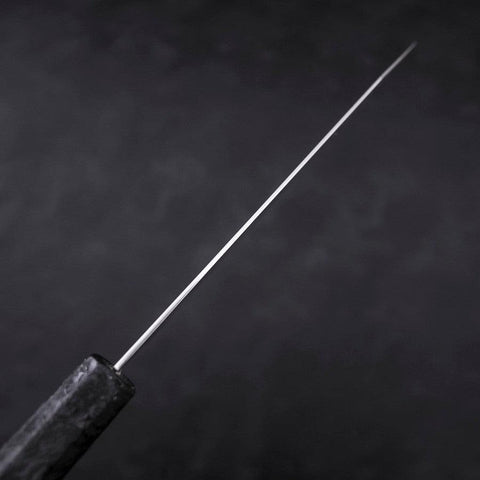 Bunka VG-10 Damascus Black Ishime Handle 180mm-[Musashi]-[Japanese-Kitchen-Knives]