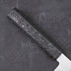 Bunka VG-10 Damascus Black Ishime Handle 180mm-[Musashi]-[Japanese-Kitchen-Knives]