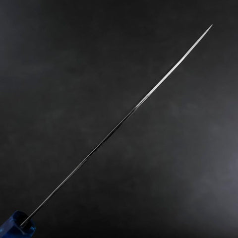 Bunka VG-10 Damascus Blue Birch Handle 180mm (7”)-[Musashi]-[Japanese-Kitchen-Knives]