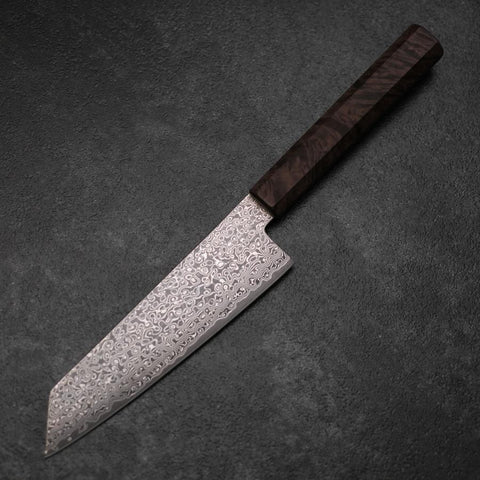 Bunka VG-10 Damascus Brown Birch Handle 165mm (6.5”)-[Musashi]-[Japanese-Kitchen-Knives]