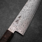 Bunka VG-10 Damascus Brown Birch Handle 165mm (6.5”)-[Musashi]-[Japanese-Kitchen-Knives]