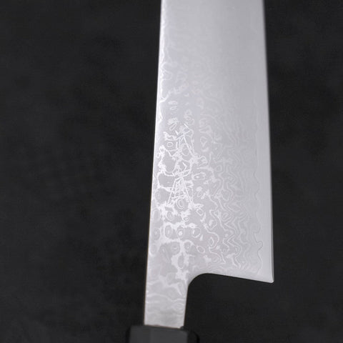 Bunka VG-10 Damascus Buffalo Ebony Handle 170mm-[Musashi]-[Japanese-Kitchen-Knives]