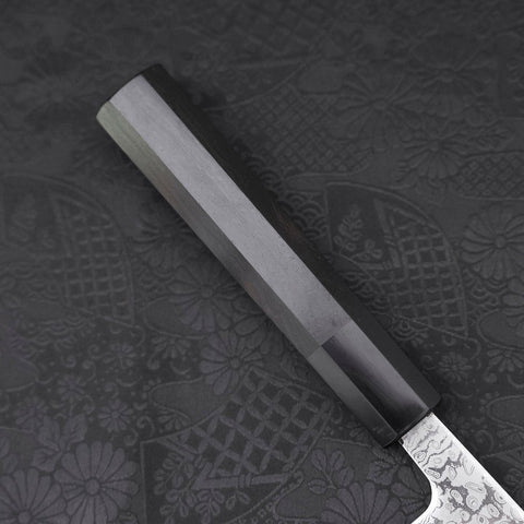 Bunka VG-10 Damascus Buffalo Ebony Handle 170mm-[Musashi]-[Japanese-Kitchen-Knives]