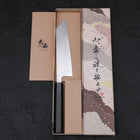 Bunka VG-10 Damascus Buffalo Ebony Handle 170mm-[Musashi]-[Japanese-Kitchen-Knives]