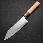 Bunka VG-10 Damascus Buffalo Light Pink Maple Handle 180mm-[Musashi]-[Japanese-Kitchen-Knives]