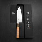 Bunka VG-10 Damascus Buffalo Light Pink Maple Handle 180mm-[Musashi]-[Japanese-Kitchen-Knives]