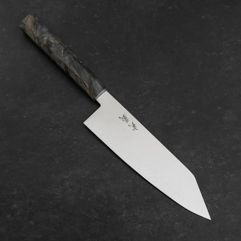 Bunka VG-10 Damascus Gray Birch Handle 180mm (7”)-[Musashi]-[Japanese-Kitchen-Knives]