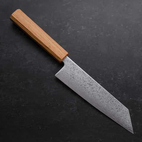Bunka VG-10 Damascus Oak Handle 170mm-[Musashi]-[Japanese-Kitchen-Knives]