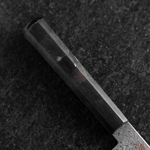 Bunka VG-10 Damascus Ocean Black Handle 165mm (6.5”)-[Musashi]-[Japanese-Kitchen-Knives]