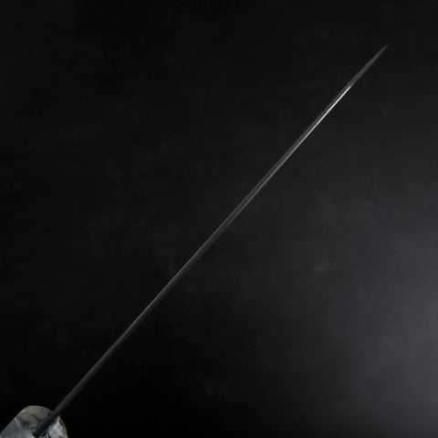 Bunka VG-10 Damascus Ocean Blue-White Mix Handle 165mm (6.5”)-[Musashi]-[Japanese-Kitchen-Knives]