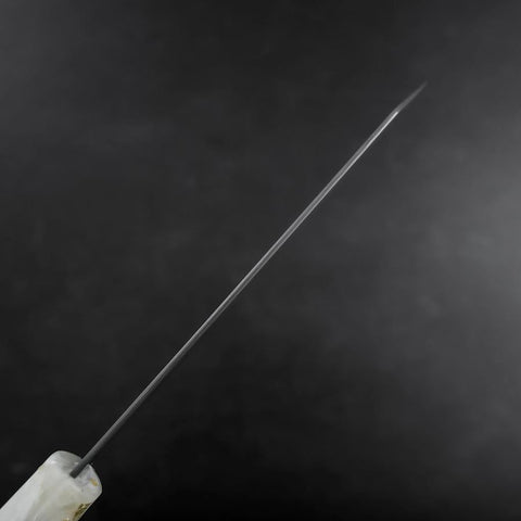 Bunka VG-10 Damascus Ocean White Black Gold Handle 165mm-[Musashi]-[Japanese-Kitchen-Knives]