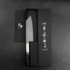Bunka VG-10 Damascus Ocean White Black Gold Handle 165mm-[Musashi]-[Japanese-Kitchen-Knives]