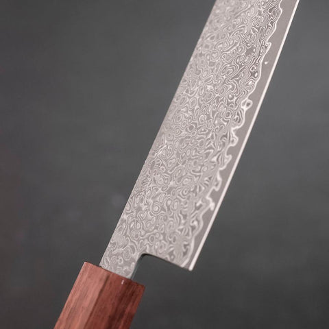 Bunka VG-10 Damascus Shitan Ebony Handle 165mm-[Musashi]-[Japanese-Kitchen-Knives]