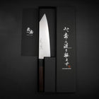 Bunka VG-10 Damascus Shitan Handle 180mm-[Musashi]-[Japanese-Kitchen-Knives]