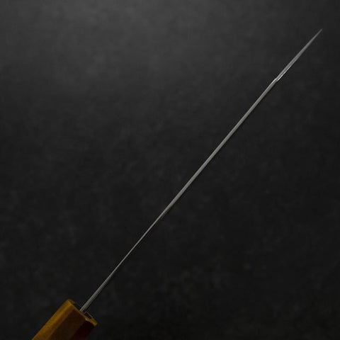 Bunka VG-10 Damascus Yellow-Brown Birch Handle 180mm (7”)-[Musashi]-[Japanese-Kitchen-Knives]
