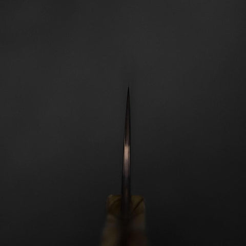 Bunka VG-10 Mirror Damascus Maple Handle 180mm - Brown (7”)-[Musashi]-[Japanese-Kitchen-Knives]