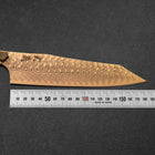 Bunka VG-10 Mirror Damascus Maple Handle 180mm - Brown (7”)-[Musashi]-[Japanese-Kitchen-Knives]