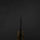Bunka VG-10 Mirror Damascus Walnut Handle 180mm - Black (7”)-[Musashi]-[Japanese-Kitchen-Knives]