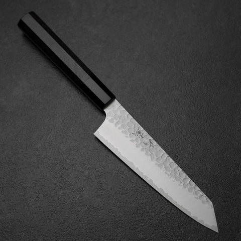 Bunka VG-10 Tsuchime Buffalo Ebony Handle 165mm-[Musashi]-[Japanese-Kitchen-Knives]