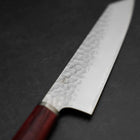 Bunka VG-10 Tsuchime Cherry Red Handle 165mm-[Musashi]-[Japanese-Kitchen-Knives]