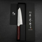 Bunka VG-10 Tsuchime Cherry Red Handle 165mm-[Musashi]-[Japanese-Kitchen-Knives]