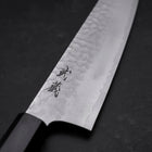 Bunka VG-10 Tsuchime Ebony Handle 180mm-[Musashi]-[Japanese-Kitchen-Knives]