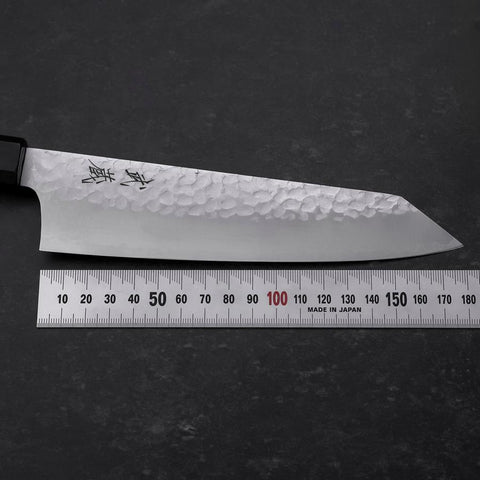 Bunka VG-10 Tsuchime Ebony Handle 180mm-[Musashi]-[Japanese-Kitchen-Knives]