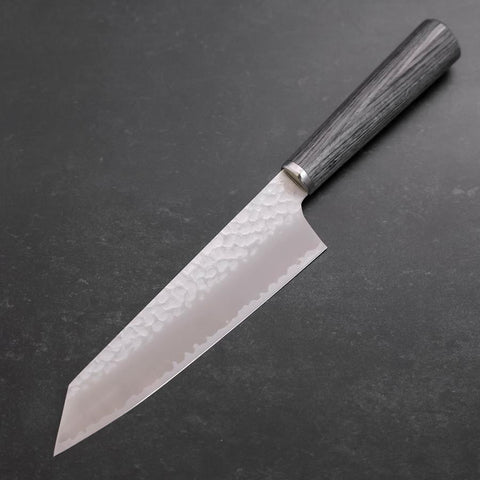 Bunka VG-10 Tsuchime Oval Charcoal Handle 165mm-[Musashi]-[Japanese-Kitchen-Knives]