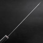 Bunka VG-10 Tsuchime Oval Charcoal Handle 180mm-[Musashi]-[Japanese-Kitchen-Knives]