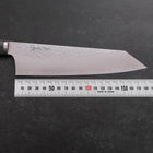 Bunka VG-10 Tsuchime Oval Charcoal Handle 180mm-[Musashi]-[Japanese-Kitchen-Knives]