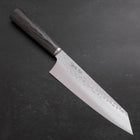 Bunka VG-10 Tsuchime Oval Charcoal Handle 180mm-[Musashi]-[Japanese-Kitchen-Knives]