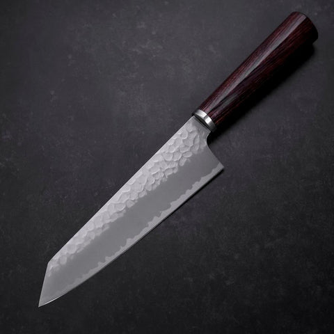 Bunka VG-10 Tsuchime Oval Mahogany Handle 165mm-[Musashi]-[Japanese-Kitchen-Knives]