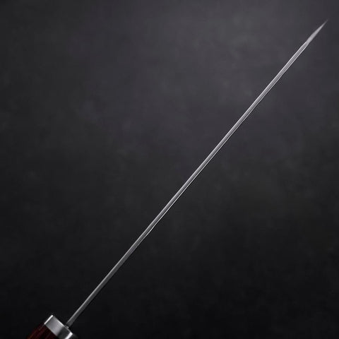 Bunka VG-10 Tsuchime Oval Mahogany Handle 180mm-[Musashi]-[Japanese-Kitchen-Knives]
