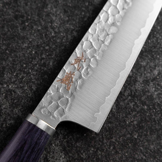 Bunka VG-10 Tsuchime Mango Ovalado Morado 165mm