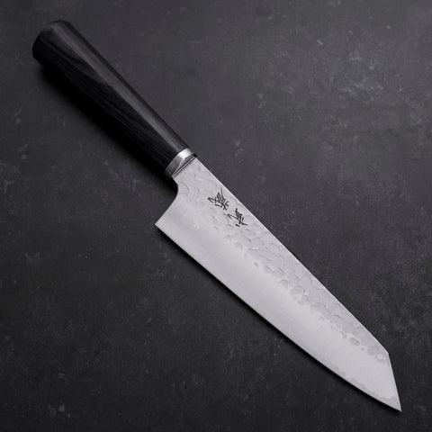 Bunka VG-10 Tsuchime Oval Purple Handle 165mm-[Musashi]-[Japanese-Kitchen-Knives]