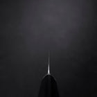 Bunka VG-10 Tsuchime Oval Purple Handle 180mm-[Musashi]-[Japanese-Kitchen-Knives]