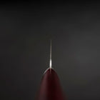 Bunka VG-10 Tsuchime Oval Red Handle 180mm (7”)-[Musashi]-[Japanese-Kitchen-Knives]